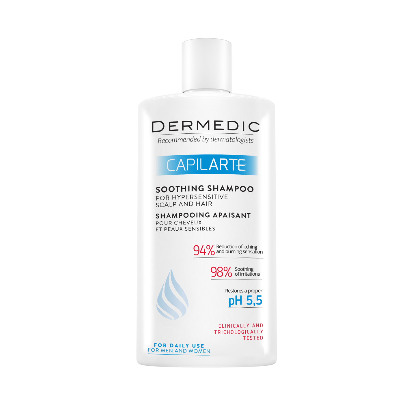 CAPILARTE Umirujuci Sampon za osjetljivo i nadrazeno vlasiste 300ml