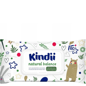 Kindii Natural Balance vla?ne maramice 60kom